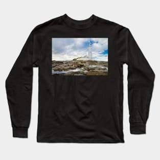 Whitley Bay Lighthouse Long Sleeve T-Shirt